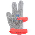 Three Fingers Steel Mesh Gloves